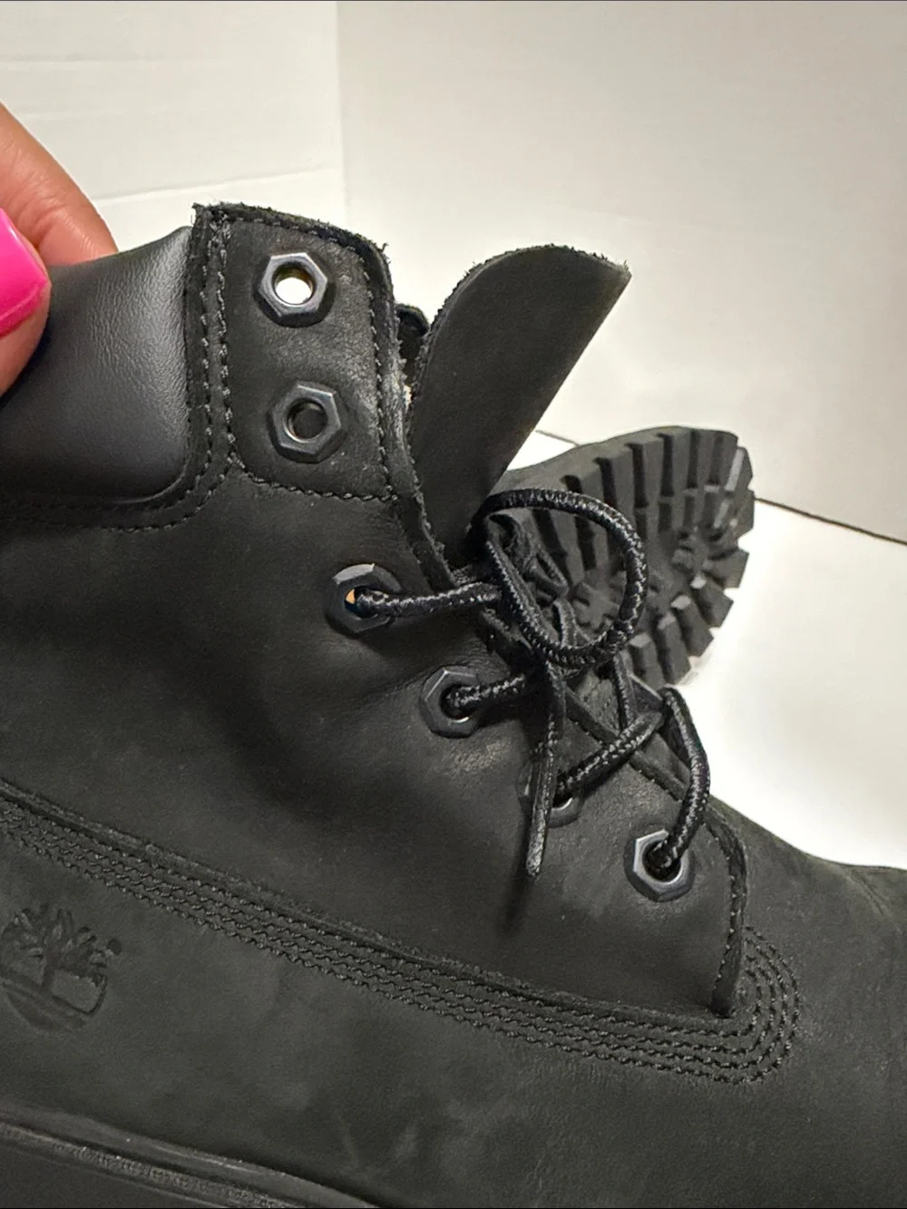 Timberland 6 Inch Black Waterproof Boots 6.5